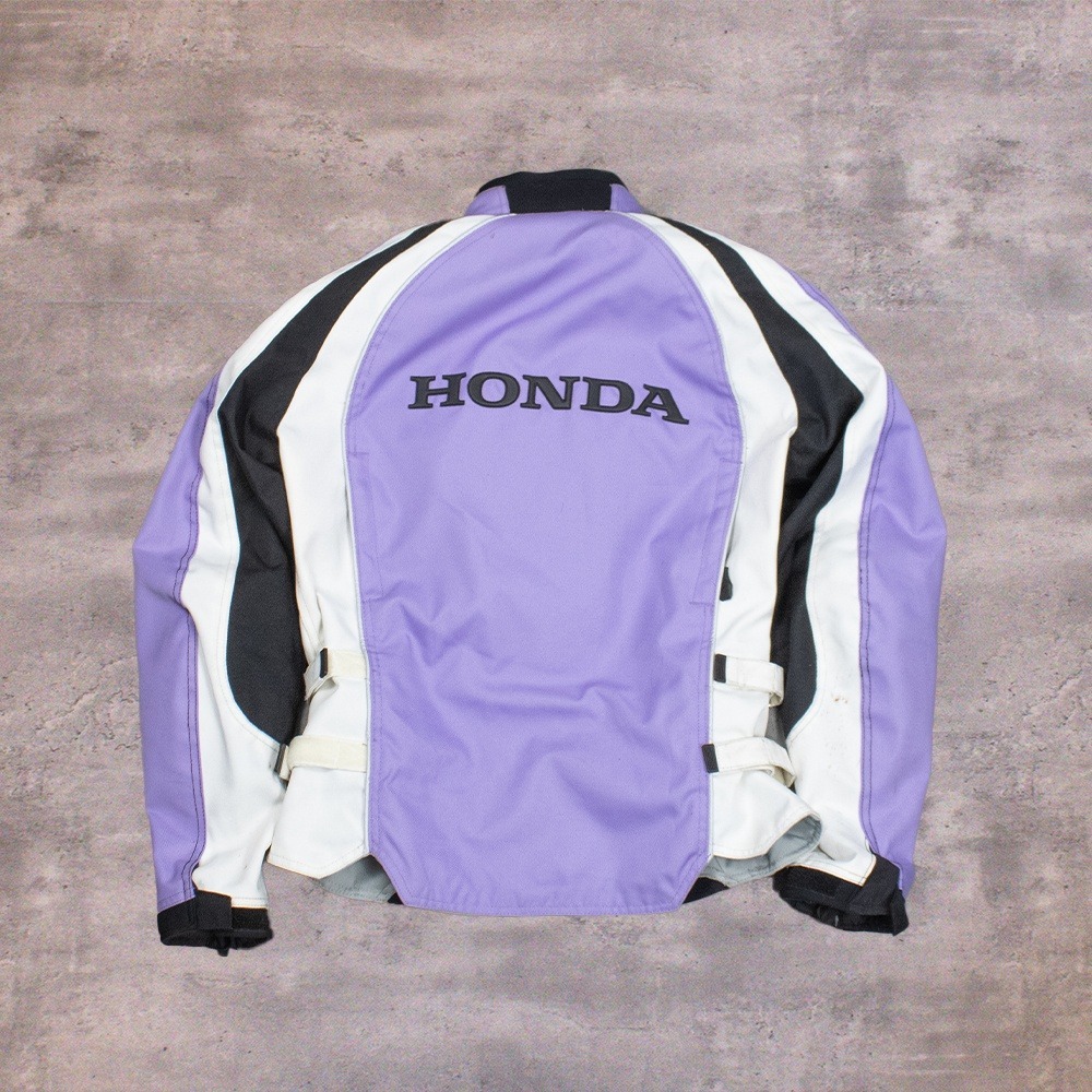 Vintage VTG Y2K 2000's 00's Honda Purple Padded Motocross Racing Jacket